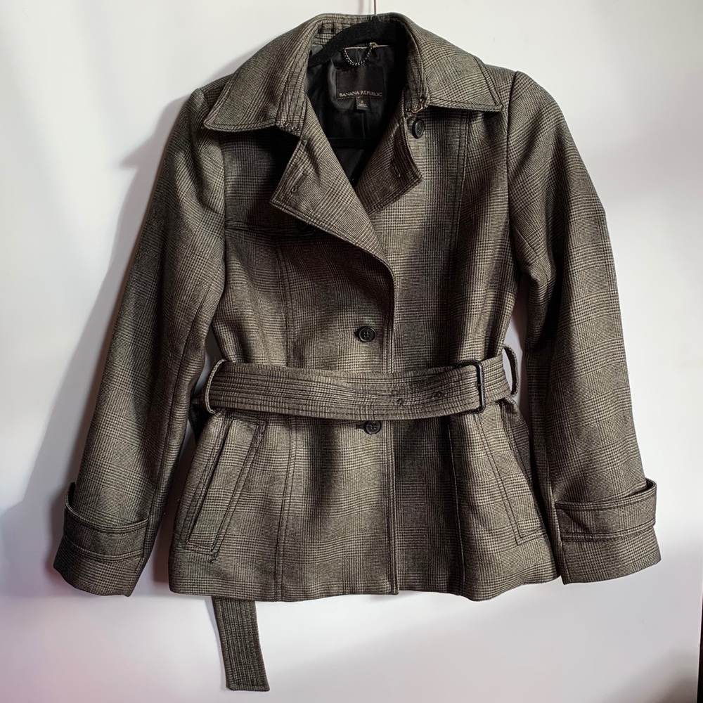 Banana Republic Houndstooth Twill Jacket